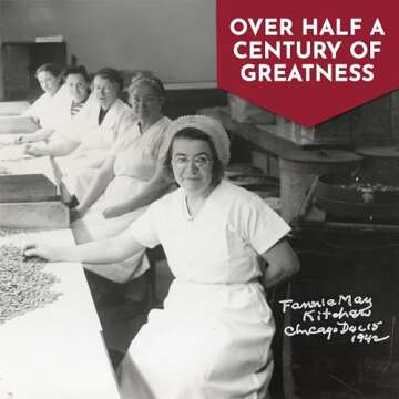 Fannie May, Premium Milk Chocolate, Mint Meltaways, Holiday Gift Box, 14 Oz