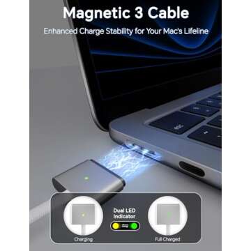 140W Fast Charger for MacBook Pro and Air Models 2021-2025