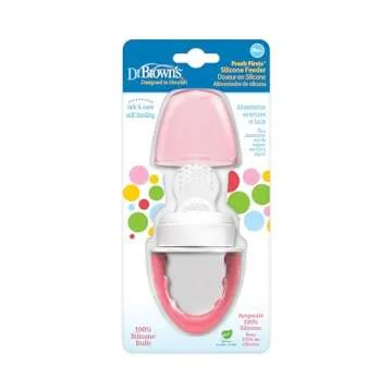 Dr. Brown's Designed to Nourish, Fresh Firsts Silicone Feeder, Pink, One Size