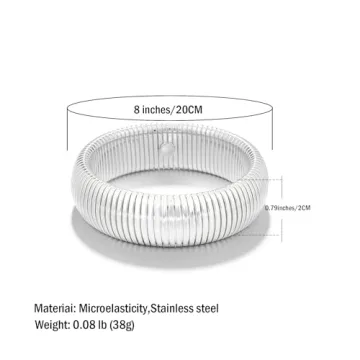 Stunning Stainless Steel Stretch Bracelets for Women