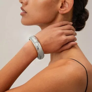 Stunning Stainless Steel Stretch Bracelets for Women