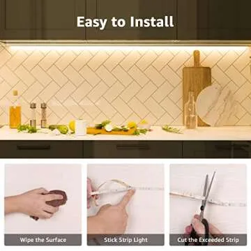 LE 12V LED Strip Light, Flexible, Waterproof, SMD 2835, 300 LEDs, 16.4ft Tape Light for Home, Kitchen, Christmas and More, Warm White