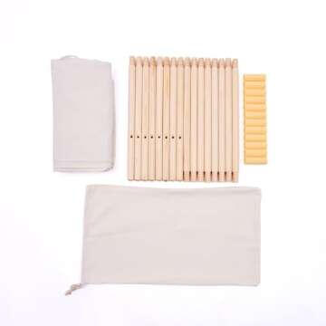 WATEVLOTCS Kids Play Teepee Tent - Durable Canvas Fun