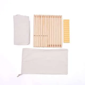 WATEVLOTCS Kids Play Teepee Tent - Durable Canvas Fun