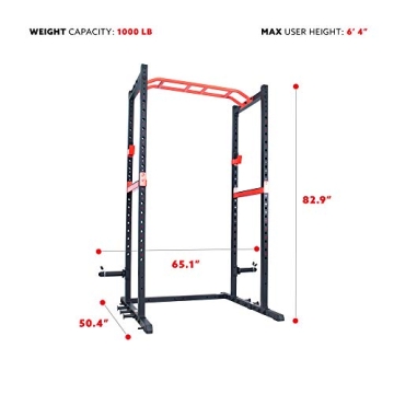 Sunny Power Zone Strength Rack Power Cage for Home Gym