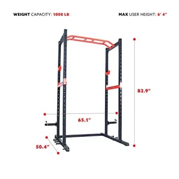Sunny Power Zone Strength Rack Power Cage for Home Gym