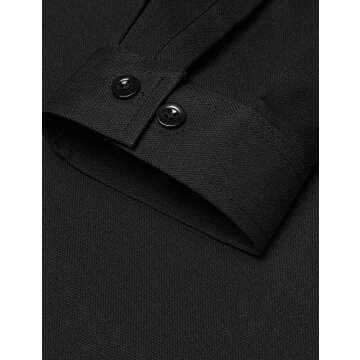 COOFANDY Men's Scottish Ghillie Kilt Shirt for Any Occasion