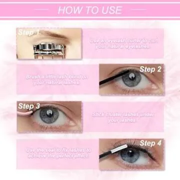 Lash Clusters Extensions 200pcs 30D Individual Cluster Lashes Mixed Tray Black Mink DIY Eyelash Extensions and Under Eyelashes Professional Makeup (30D-0.07-C, 8-16mm)