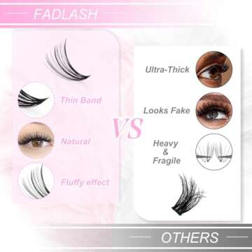 Lash Clusters Extensions 200pcs 30D Individual Cluster Lashes Mixed Tray Black Mink DIY Eyelash Extensions and Under Eyelashes Professional Makeup (30D-0.07-C, 8-16mm)