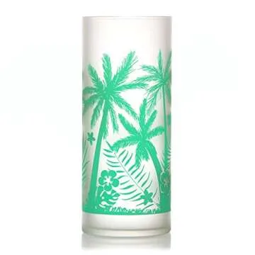 Libbey Vintage Palm Glasses Set - Retro & Dishwasher Safe