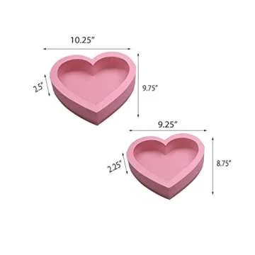 10" Heart Shaped Gift Box Set for Perfect Occasion Packaging