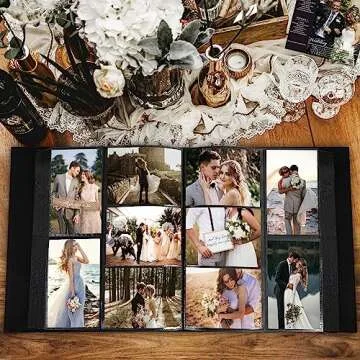 Lanpn Wedding Photo Album for 600 Photos, Elegant Design