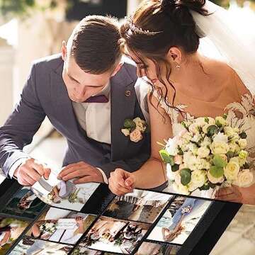 Lanpn Wedding Photo Album for 600 Photos, Elegant Design