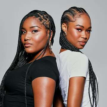 KISS COLORS & CARE Braid Gel Maximum Hold, 6 oz -Nourishing, Adds Shine, Moisture Boosting, Lasting Hold, For All Hair Types, Style and Stregthen, For Protective Styles