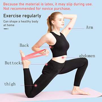 Versatile 1+5 Exercise Bands Set for All Fitness Levels