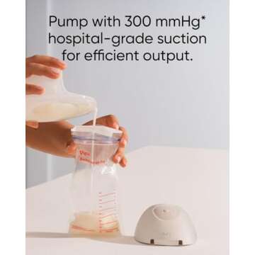 eufy Wearable Breast Pump E10, Hands-Free Electric Breast Pump with App Control, Hospital Grade Suction for More Milk, Personalized Smart Rhythm, Portable, Leak-Proof & Ultra-Quiet
