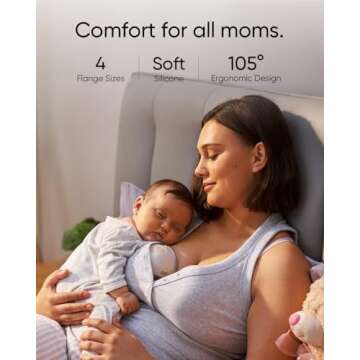 eufy Wearable Breast Pump E10, Hands-Free Electric Breast Pump with App Control, Hospital Grade Suction for More Milk, Personalized Smart Rhythm, Portable, Leak-Proof & Ultra-Quiet