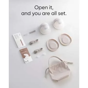 eufy Wearable Breast Pump E10, Hands-Free Electric Breast Pump with App Control, Hospital Grade Suction for More Milk, Personalized Smart Rhythm, Portable, Leak-Proof & Ultra-Quiet