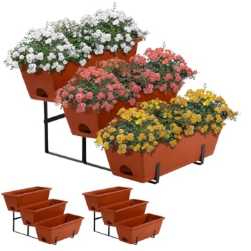 Mapleway 2 Pack Vertical Raised Garden Bed - Perfect for Outdoor & Indoor Gardening