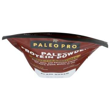 PaleoPro Protein Powder Grass-Fed, Pastured, Cage-Free Protein | Gluten Free, Dairy Free. No Sugar, Soy, Grains or Net Carbs | Paleo & Keto Friendly - 15 Servings (16 oz, Plain)