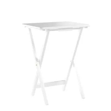 Casual Home 5pcs Tray Table Set - White (660-41)