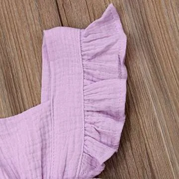 Stylish Newborn Baby Girls Long Sleeve Romper with Collar