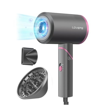 Blow Dryer with Diffuser, Professional Ionic Hair Care