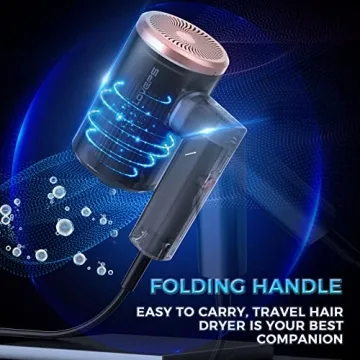 Blow Dryer with Diffuser, Professional Ionic Hair Care