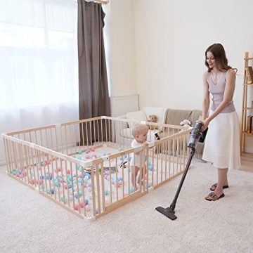 Wooden Baby Playpen & Gate for Safe and Stylish Spaces