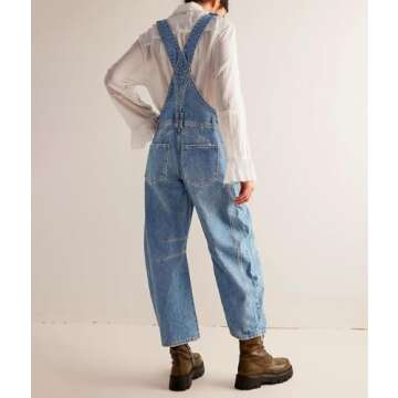 Comfortable Women's Denim Overalls for Year-Round Style