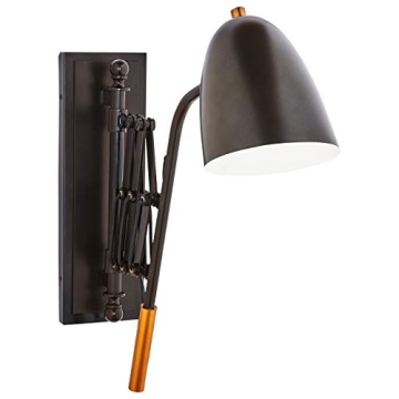 Stone & Beam Deco Black Accordion Wall Sconce - Modern Lighting
