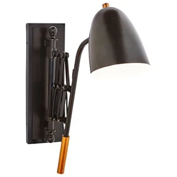 Stone & Beam Deco Black Accordion Wall Sconce - Modern Lighting