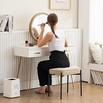 Stylish YOUNIKE Ottoman Vanity Stool for Any Room