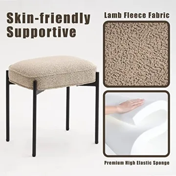 Stylish YOUNIKE Ottoman Vanity Stool for Any Room