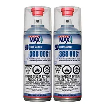 Spray Max USC 2K High Gloss Clearcoat Aerosol (2 PACK)