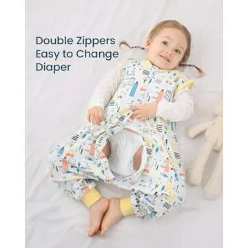 HOMEAL Summer Toddler Sleep Sacks for 12m-7T Kids