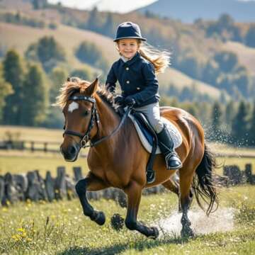 ChinFun Kids Horse Riding Gloves - Lightweight Durable Grip