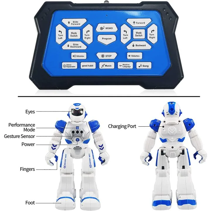 Remote Control Dancing Robot Toy for Kids - Programmable Fun
