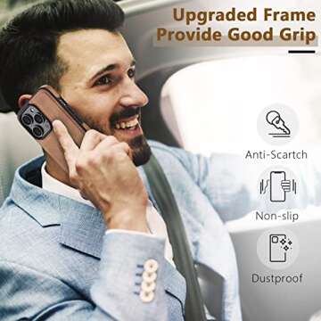 DOGODON Luxury Leather Case for iPhone 14 Pro Max