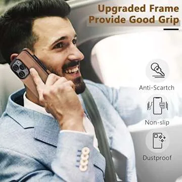 DOGODON Luxury Leather Case for iPhone 14 Pro Max