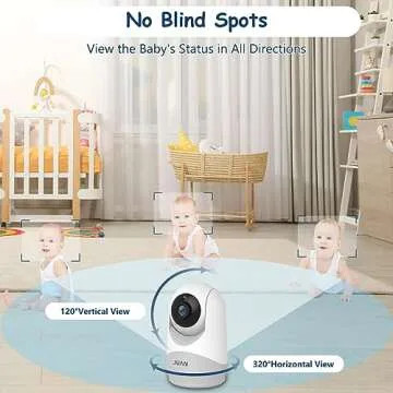 JUAN Baby Monitor - No WiFi, Long Range, Night Vision