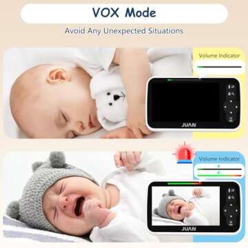 JUAN Baby Monitor - No WiFi, Long Range, Night Vision