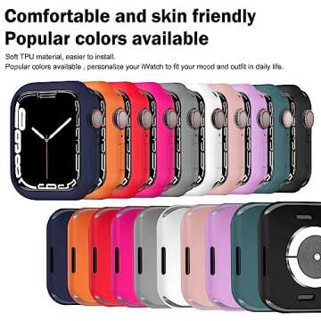 BOTOMALL Apple Watch Bumper Case 40mm Slim & Protective
