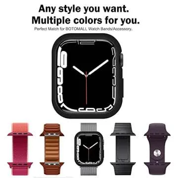 BOTOMALL Apple Watch Bumper Case 40mm Slim & Protective