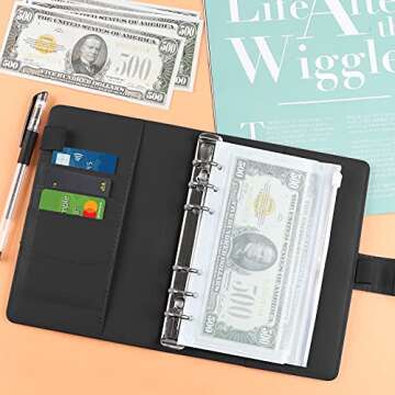 GIANTRUMP A6 Leather Binder - Complete Budgeting System