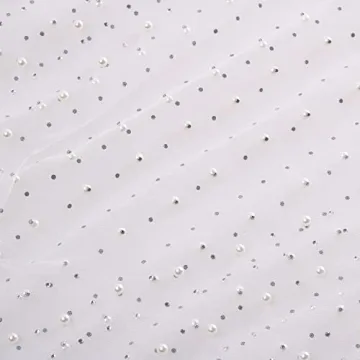 Chloefairy Women's Rhinestone Mesh Dress Elegant Cover-Up