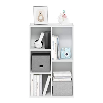 Furinno Luder 5-Cube Bookcase for Stylish Storage Solutions