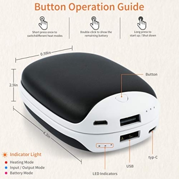 Rechargeable Hand Warmers & Power Bank for All Ages