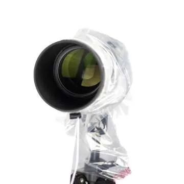 OP/TECH USA Rainsleeve Camera Cover - Clear Rain & Dust Sleeve for Shooting Photos & Video, with Viewfinder Access - Camera Rain Cover, Mega, 2 Pack