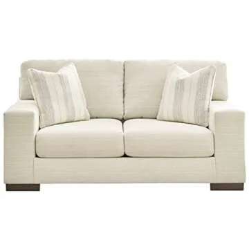 Oversized Ashley Maggie Loveseat in Off-White Design